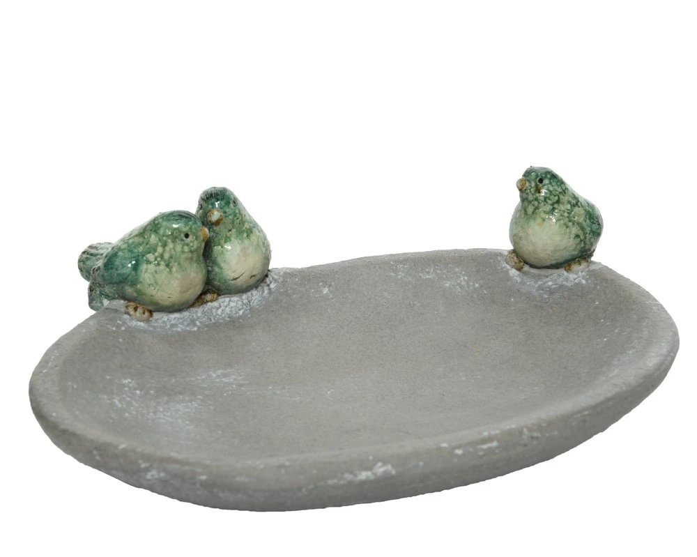 Vogelbad Schaal Met Vogels 3 Vogelbad Schaal Met Vogels