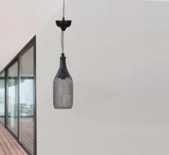 Luxform Solar Hanglantaarn Flamenco -Tuin Decoratie 8719099291337 D