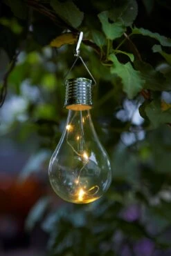 Luxform Solar 4x Bulb Transparant -Tuin Decoratie 8719099954201 N3