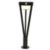 Solar Staande Lamp RVS Zwart Kort 1 Solar Staande Lamp RVS Zwart Kort -Tuin Decoratie 897671