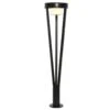 Solar Staande Lamp RVS Zwart Lang -Tuin Decoratie 897672