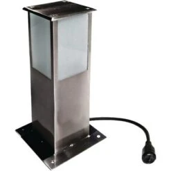 Easy Connect Buitenlamp Vierkant Halogeen 32W Roestvrij