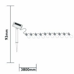 Luxform Solar Party Verlichting Alicante -Tuin Decoratie 95115 LT