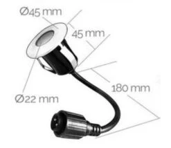 Easy Connect Led Grond Spot Warm Wit 6 Stuks -Tuin Decoratie Easy Connect Led grond spot Warm wit 6 stuks 2