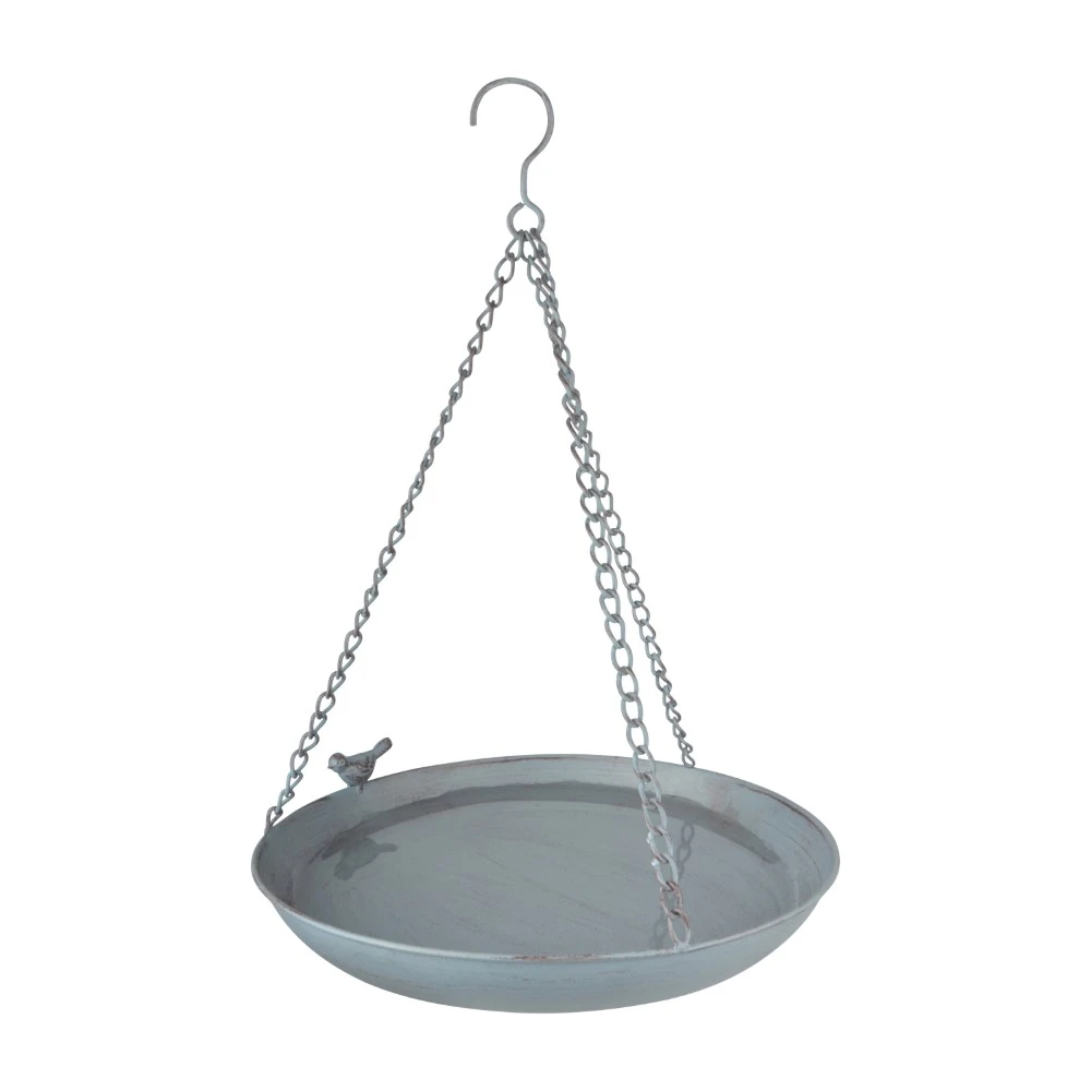 Esschert Grey Metal Hangend Vogelbad 3 Esschert Grey Metal Hangend Vogelbad