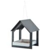 Esschert Voedertafel Hangend Antraciet/Wit 1 Esschert Voedertafel Hangend Antraciet/Wit -Tuin Decoratie FB407 01