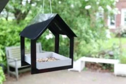 Esschert Voedertafel Hangend Antraciet/Wit -Tuin Decoratie FB407 41