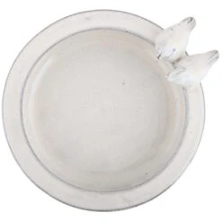 Esschert Vogelbad Op Voet Keramiek Creme -Tuin Decoratie FB423 03