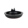 Esschert Vogelbad Keramiek Rond Grijs -Tuin Decoratie FB487 01