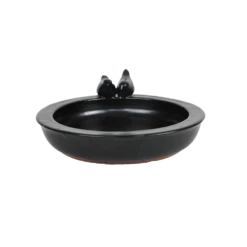 Esschert Vogelbad Keramiek Rond Grijs