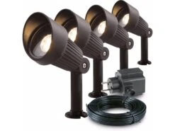 Garden Lights Tuinspot Set Focus LED 4 Stuks 9 Garden Lights Tuinspot Set Focus LED 4 Stuks -Tuin Decoratie GL Focus