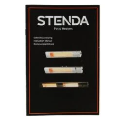 Stenda Terrasverwarmer Calor Sombra 1500 Watt | Terrasheater Matzwart Met Afstandsbediening -Tuin Decoratie Gebruikshandleiding