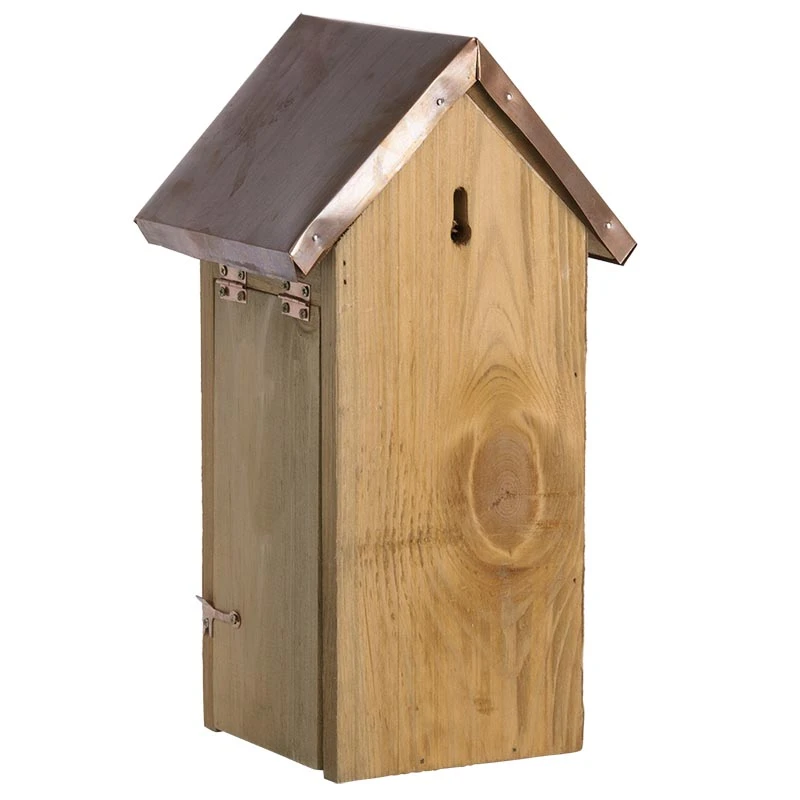 Esschert Nestkast Koolmees Koperen Dak 4 Esschert Nestkast Koolmees Koperen Dak - Afbeelding 2