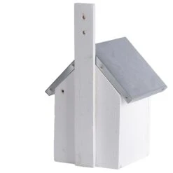 Esschert Vogelhuis Pimpelmees Wit -Tuin Decoratie NK39W 04