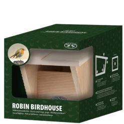 Esschert Nestkast Roodborst In Cadeaudoos -Tuin Decoratie NK95 20