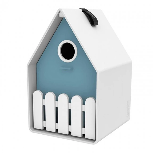 Emsa Vogelhuis Landhaus Grijsblauw 3 Emsa Vogelhuis Landhaus Grijsblauw