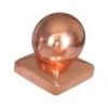 Waelbers Paalornament Met Kogel Koper 71 X 71 Mm 2 Waelbers Paalornament Met Kogel Koper 71 X 71 Mm -Tuin Decoratie waelbers paalornament kogel koper 1